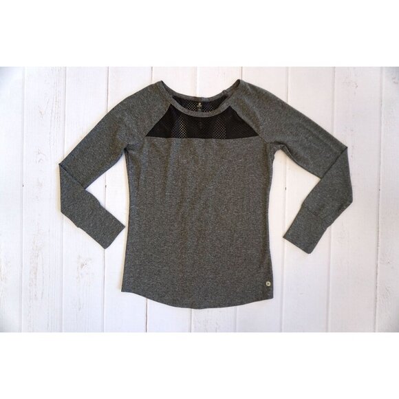 90 Degrees by Reflex Women's Gray Long-Sleeved Athletic Shirt - Size S - Picture 1 of 5